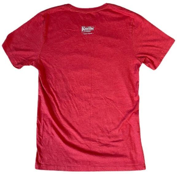 Ketel One & Soda & Lime &‎ Ice. Women's Medium Tee Shirt Red - Picture 3 of 4